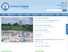Tablet Screenshot of middletownri.com